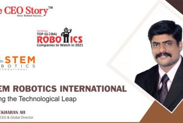 Stem Robotics Selected as one of the top global Robotics training companies to watch out for !!!