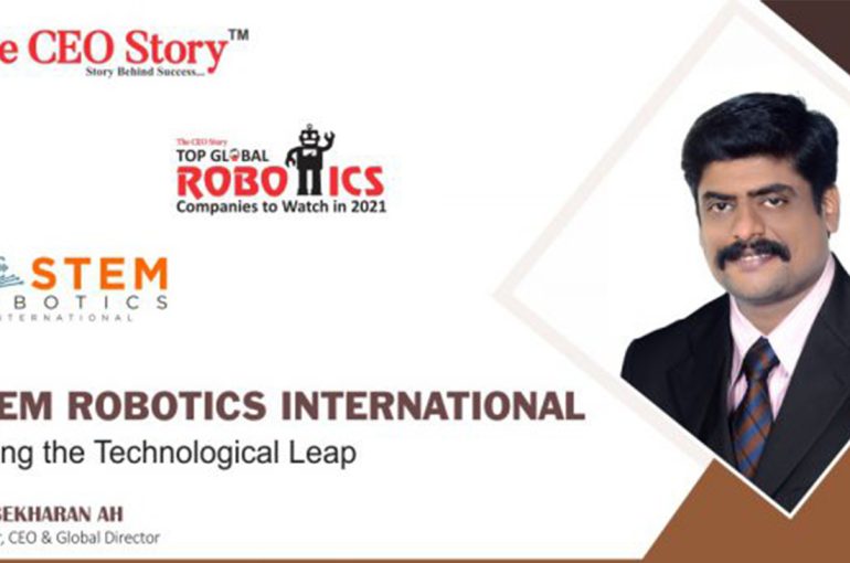 Stem Robotics Selected as one of the top global Robotics training companies to watch out for !!!