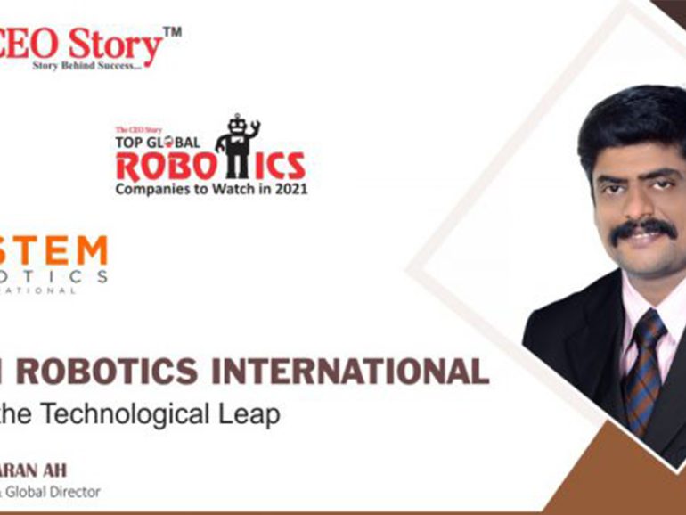 Stem Robotics Selected as one of the top global Robotics training companies to watch out for !!!